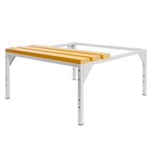 Podstawa z ławeczką WPC pod szafkę BHP Mega-M J-80 S-80 cm G-80 cm H-43 cm skręcana N