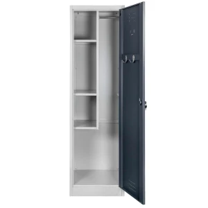 Szafa metalowa porządkowa Mega-M J-50/P szara/ grafitowy front S-50 cm G-50 cm H-180 cm skręcana N