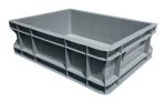 Pojemnik magazynowy plastikowy 400x300x120 szary