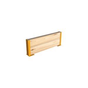 Odbojnica ramy pojedynczej z wypełnieniem drewnianym 1100x450 mm