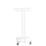 Stojak na worki na śmieci 4 koła gumowe, 910x450x380 mm, 125 L