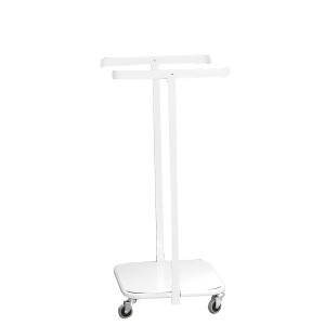 Stojak na worki na śmieci 4 koła gumowe, 910x450x380 mm, 125 L
