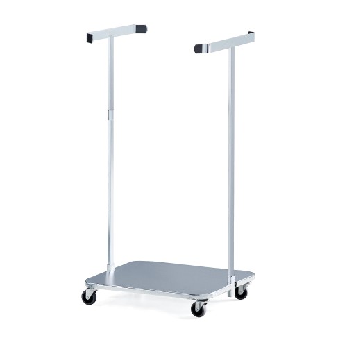 Stojak na worki na śmieci lub na pranie, 125 L, 870x450x430 mm, galwanizowany.