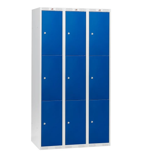 Szafa schowkowa CLASSIC 3 moduły 3 schowki w pionie 1740x900x550 mm niebieska