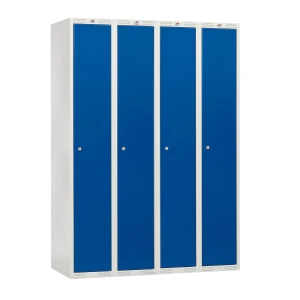 Szafa ubraniowa CLASSIC 4 moduły, 1740x1200x550 mm, niebieski
