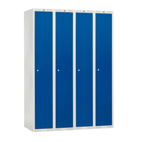 Szafa ubraniowa CLASSIC 4 moduły 1740x1200x550 mm niebieska