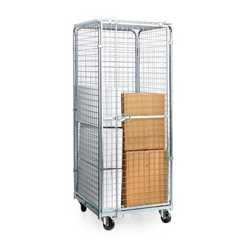 Rollkontener zamykany HILL nośność 400kg 830x720x1840mm