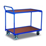 Wózek z półkami nośność 250kg 117,5x62,5x104,5cm 2 półki
