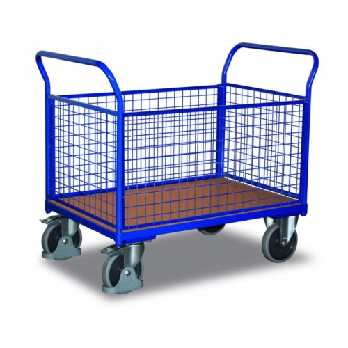 Wózek magazynowy 4 burtowy nośność 500kg 1190x600x1015mm
