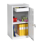 Szafka warsztatowa SERVE szuflada, 900x500x450 mm, biały