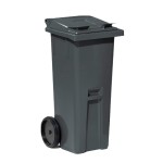 Kosz na odpady CLASSIC 1060x480x540 mm, 140 L, szary