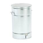 Kosz na śmieci LISTON Ø 410x630 mm, 70 L, galwanizowany