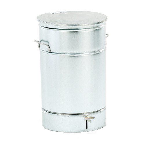Kosz na śmieci Liston 70 l. Ø 410x630 mm galwanizowany srebrny Darlog