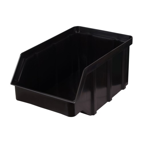 Plastikowy pojemnik warsztatowy 156x100x75mm kolor czarny. Darlog