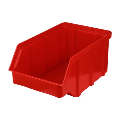 Plastikowy pojemnik warsztatowy 225x145x110mm kolor czerwony. Darlog