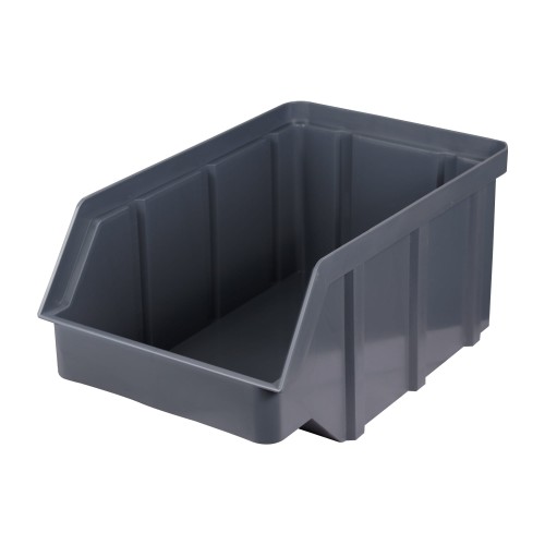 Plastikowy pojemnik warsztatowy 225x145x110mm kolor szary. Darlog