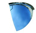 Lustro przemysłowe panoramiczne EUvex akrylowe 1/8 kuli Ø100cm 90° akryl Darlog