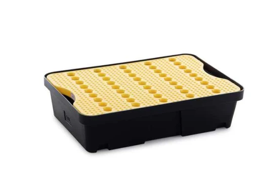 Wanna wychwytowa 20L. 600x400x155mm z kratownicą żółto czarna Darlog