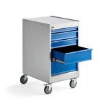 Mobilny kontenerek warsztatowy SOLID 5 szuflad, 960x535x670 mm