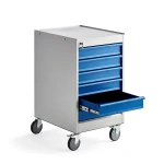 Mobilny kontenerek warsztatowy SOLID 6 szuflad, 960x535x670 mm