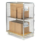 Rollkontener LEYTON obciążenie 800 kg, 1200x750x1700 mm