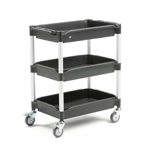 Wózek transportowy z półkami MOVE 79x48x94cm nośność 180kg 3 tace