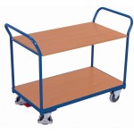 Wózek z półkami nośność 200kg 104,5x50x93cm 2 półki