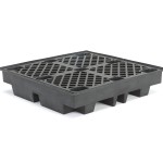 Paleta wychwytowa 230l 128x128x27,5cm polietylen na 4 beczki