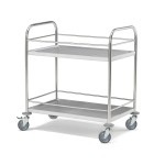 Wózek METRO Ze stali nierdzewnej, 100 kg, 2 półki, 860x540x925 mm