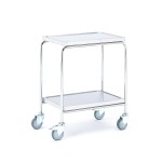 Wózek CONVOY Ze stali nierdzewnej, 150 kg, 2 półki, 600x400x800 mm
