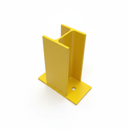 Słupek stalowy HEA do osłon z wypełnieniem drewnianym 225 mm RAL1021